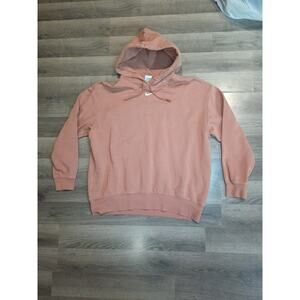 Nike Hoodie Mens Medium Brown Center Swoosh Sweatshirt Jumper Travis Scott